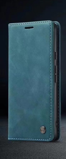 [814018] IPHONE 11 LÆDER FLIPCOVER VINTAGE MAT GRØN