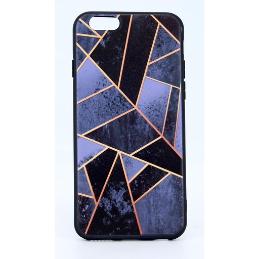 [812037] IPHONE 7/8/SE GRÅT BAGCOVER MED KUNST MOTIV
