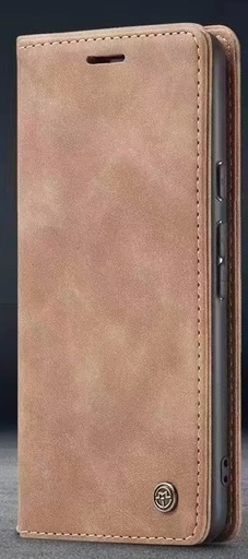 [812049] IPHONE SE- 7/8 MAT LYS BRUN VINTAGE LOOK FLIP COVER